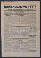 1922 A Hadirokkantak lapja, a hadirokkantak, hadiözvegyek és hadiárvák nemzeti szövetségének hivatalos lapja III. évfolyamának 43. száma