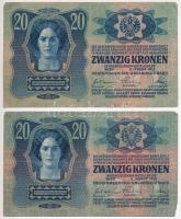 1913. 20K (5x) I. kiadás T:III