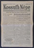 1946 A Kossuth Népe II. évfolyamának 112. száma, címlapon a B-listásokról szóló hírrel