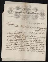 cca 1900 8 db fejléces számla magyar bútor és építőanyag gyárosoktól