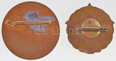 ~1970. "Siófok - Balaton" zománcozott fém jelvény (28mm) + "Székesfehérvárért" z...