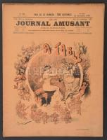1902 A Journal Amusant No.181., journal humoristique francia nyelvű vicclap, illusztrációkkal, hátsó borítólapon hiánnyal / French humor magazine