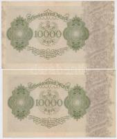Németország / Weimari Köztársaság 1922. 10.000M (5x) sorszámkövetők T:I-,II Germany / Weimar Republi...