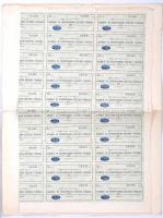 Budapest 1890. "Disconto és Értékpapírbank Részvénytársaság" részvénye 100Ft-ról, szelvény...