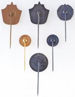 Jugoszlávia 6db-os vegyes kitűző tétel T:1-
Yugoslavia 6pcs of various pins C:AU