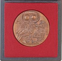 DN "Móra Ferenc emlékérem / A tudományért, a művelődésért" Br emlékérem eredeti dísztokban...