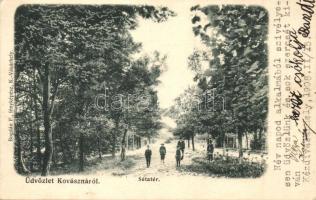 Kovászna, Covasna; Sétatér, Bogdán F. fényképész / promenade