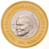 Vatikán 2004. 1c-2EUR (8xklf) próbaveret szett eredeti tokban tanúsítvánnyal T:P ujjlenyomat Vatican 2004. 1 Cent - 2 Euro (8xdiff) specimen set in original case with certificate C:P fingerprint