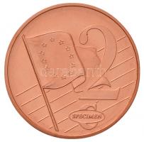 Vatikán 2004. 1c-2EUR (8xklf) próbaveret szett eredeti tokban tanúsítvánnyal T:P ujjlenyomat
Vatica...