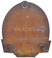 ~1980. "Magyar Autoklub - Balesetmentes Közlekedésért - 10 év" Br hűtőrácsra csavarozható ...