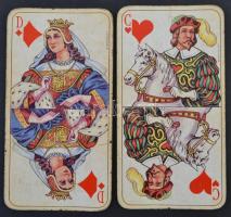 Hiányos tarokk kártya,tokkal, 56 lap