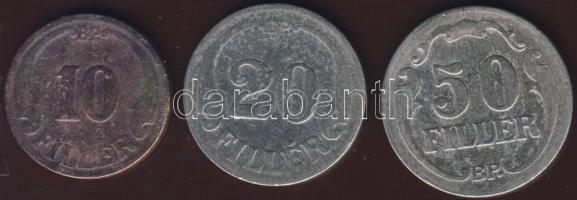 1926. 10f + 20f + 50f T:3,3-