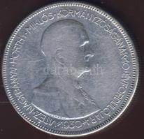 1930. 5P Ag "Horthy jobbra" T:3
