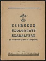 1943 Bp., Cserkész szolgálati szabályzat(A cserkészmagatartás irányelvei), 80p