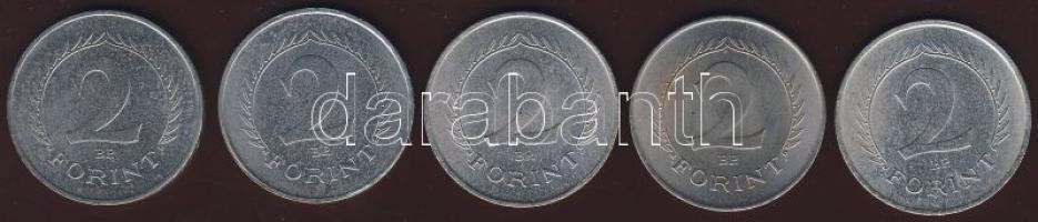 1957-1962. 2Ft teljes sor 5klf db T:1/2