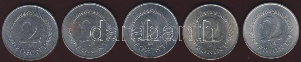 1957-1962. 2Ft teljes sor 5klf db T:1/2