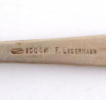 Ezüst (Ag.) kanál (3 db), jelzett, h: 20-22 cm, nettó:154 g