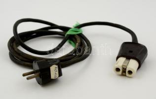 Retró fém-üveg kávéfőző, zsinórral, nem kipróbált, m: 32,5 cm