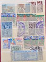 Kis parafilatélia tétel 6 lapos kis berakóban