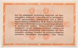 1946. 100.000.000AP hátlapon enyhén elcsúszott nyomat T:I