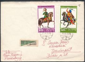 1937-1995 2 db küldemény levélzáróval ill gondosan bélyegezni ragjeggyel + Hohe Rinne emlékívkivágás...