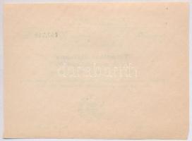 Budapest 1948. "Talpalási utalvány egy pár gyermekcipő talpalására - Anyag- és Árhivatal" ...