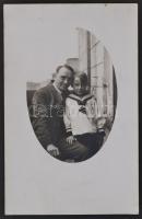 cca 1930 Bottlik József (1897-1984) híres art deco plakáttervező (Mr. Lysoform) fotója