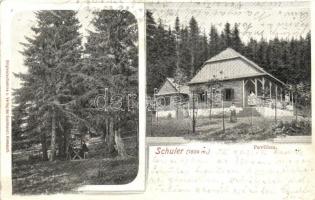 Brassó, Kronstadt, Brasov; Schuler menedékház, Hiemesch kiadása / Schutzhaus / rest house