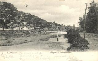 Kolozsvár, Cluj; Fellegvár az Erzsébet híddal / bridge