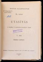 1951 Magyra Államvasutak E. 1. számú Utasítás a mozdony és motorkocsi-személyzet részére. I. rész ál...