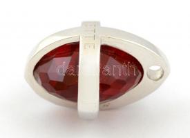 Ezüst (Ag.) medál csiszolt üveggel, jelzett (Jette), bruttó:14 g