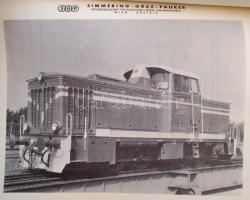 1962 SGP Standard - Diesellokomotive LDH 833/317 AZ. Wien, SGP. Tűzött papírkötés, fekete-fehér fotó...