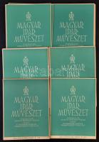 1940 Magyar Iparművészet, Országos Magyar Iparművészeti Társulat. XLIII. teljes évfolyama, 12 száma, kiadói tűzött papírkötésben, nagyrészt jó állapotban.