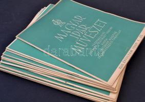 1940 Magyar Iparművészet, Országos Magyar Iparművészeti Társulat. XLIII. teljes évfolyama, 12 száma,...