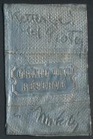 cca 1917-1919 4 db névjegy(Heltay Jenő, Buster Keaton, Tóth Imre) + elküldött kilapított fém boros d...
