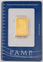 Svájc / Produits Artistiques Metaux Precieux DN 10g Au befektetési aranytömb sorszámozott eredeti cs...