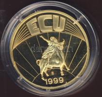 Európa 1999. 1ECU bicolor érem T:PP