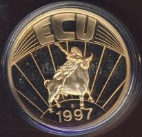 Belgium 1997. 1ECU bicolor érem T:PP