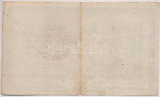 1918. 200K "A 2040" hullámos hátlap, piros "MAGYARORSZÁG" körbélyegzővel T:III-,...