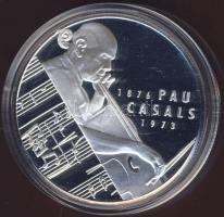 Katalónia 1993. 25ECU Ag "Pau Casals" T:PP