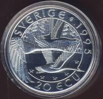 Svédország 1995. 20ECU Ag "Carl von Linne" T:PP