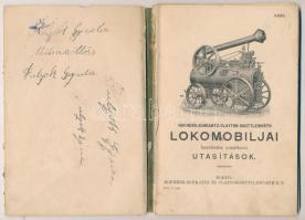 1911-1912 Hofherr és Schrantz cég értesítője gazdasági gépekről, gőzmozdonyokról és gőzcséplőgépekrő...