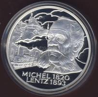 Luxemburg 1997. 20EUR Ag "Michel Lentz" T:PP