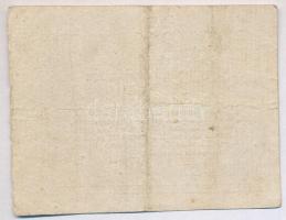 Rozsnyó 1849. 1kr "Rozsnyó bánya város pénztári utalványa" Július hibásan "JUIIUS&quo...