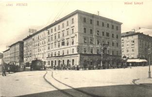 Fiume, Hotel Lloyd, tram