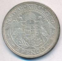 1937. 2P Ag "Madonna" T:2 patina 
Adamo P7