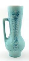 Zsolnay füles váza, alap mázzal, jelzett, hibátlan, m:26 cm