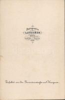 cca 1860 Zsedényi Ede (1804-1879) politikus, evangélikus egyházkerületi felügyelő, fotó, 10,5×6,5 cm