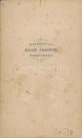 cca 1860 Szegfi Mór (1825-1896) "márciusi ifjú", író, újságíró, majd miniszteri titkár, fo...