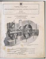 cca 1920 Ingersoll-Rand Gesellschaft M. B. H. Wien cég prospektusa, német és angol nyelven, átkötött...